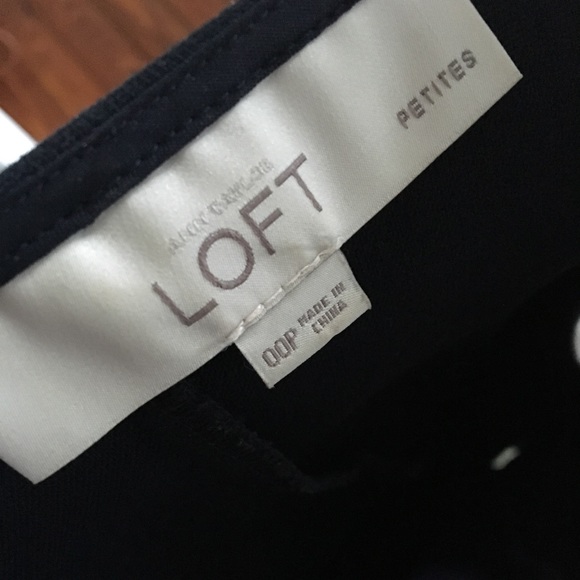 Loft Navy Blue Dress size 00P - Picture 2 of 5